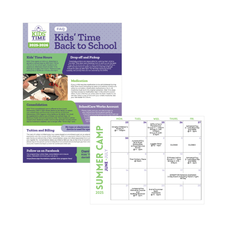 print designs for bellevue public schools