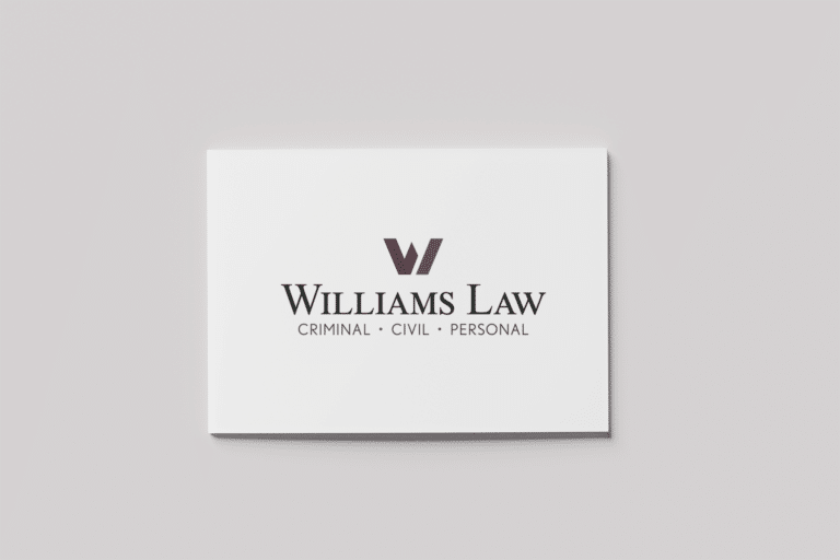Williams Law Logo mockup